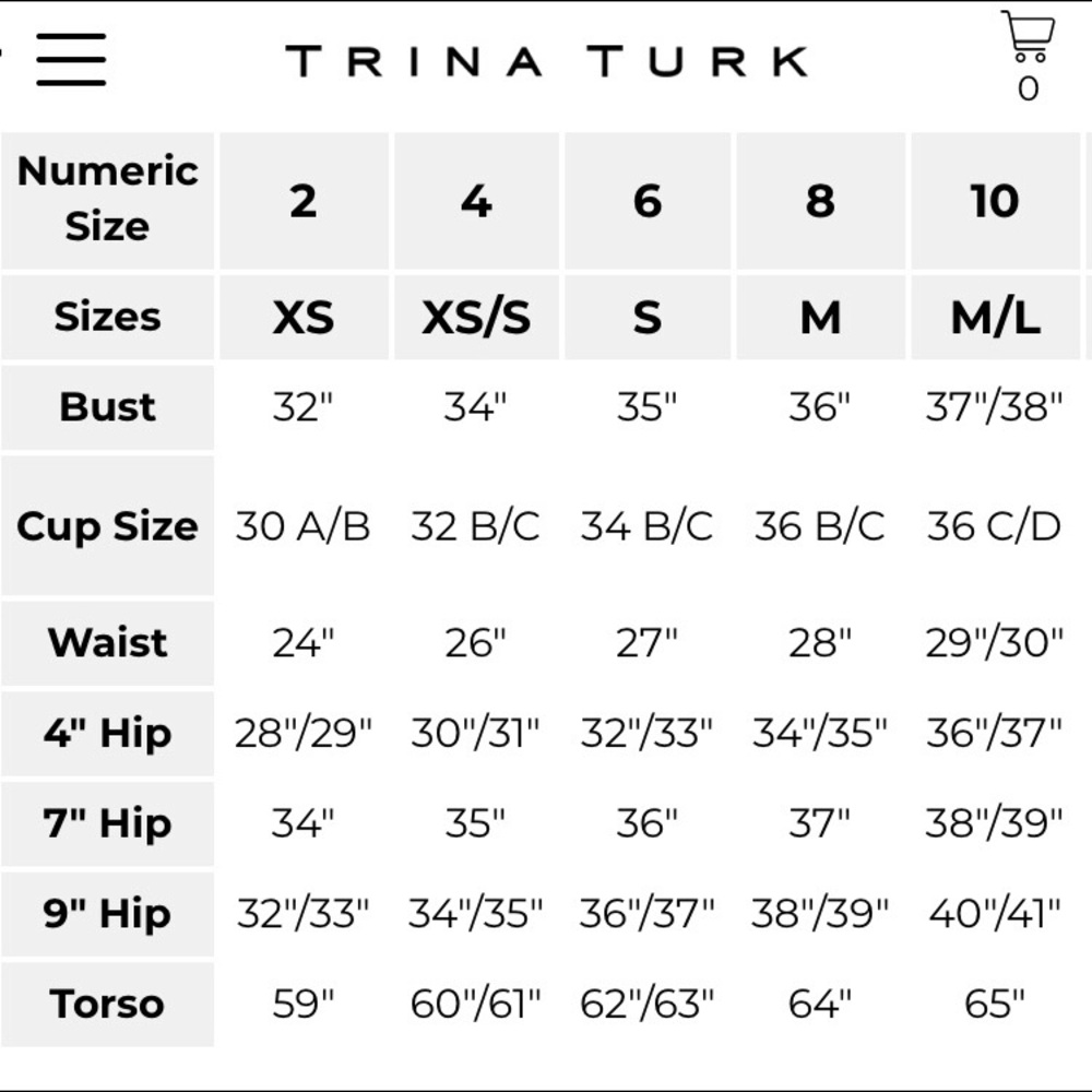 NWT Trina Turk reversible swimsuit. Size 8. Resort wear Swim and Spa collection - Picture 10 of 10